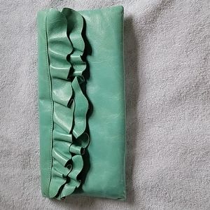 HOBO Seafoam Green Clutch